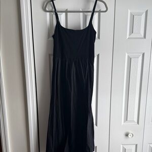 Old Navy Black Midi Dress